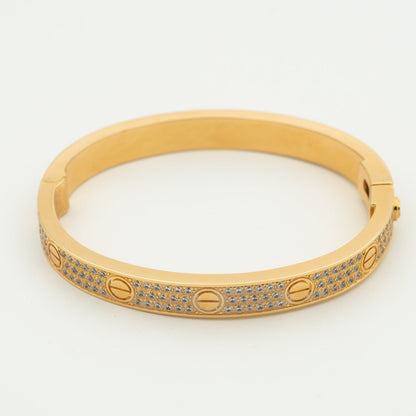 [Stellar Jewelry]LOVE BRACELET 6.1MM DIAMOND-PAVED