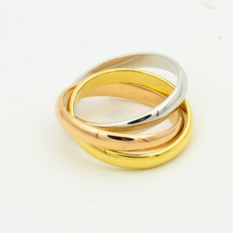 [Stellar Jewelry Jewelry]TRINITY RING GOLD PINK GOLD SILVER