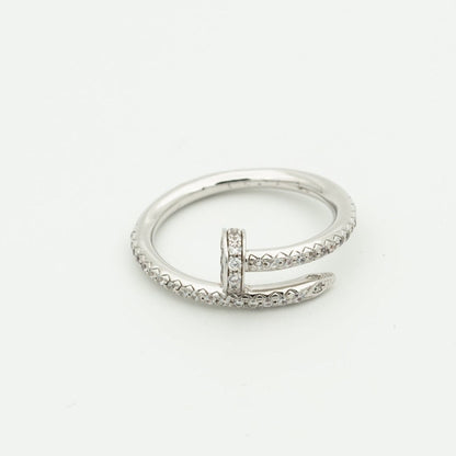 [Stellar Jewelry]JUSTE RING 1.8MM SILVER DIAMONDS