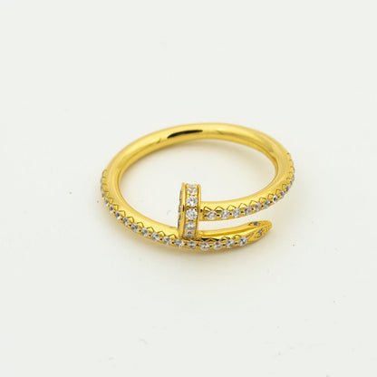 [Stellar Jewelry]JUSTE RING 1.8MM GOLD DIAMONDS
