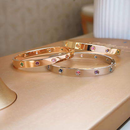 [Stellar Jewelry]2026 RAINBOW LOVE BRACELET 6.1MM  10 DIAMONDS