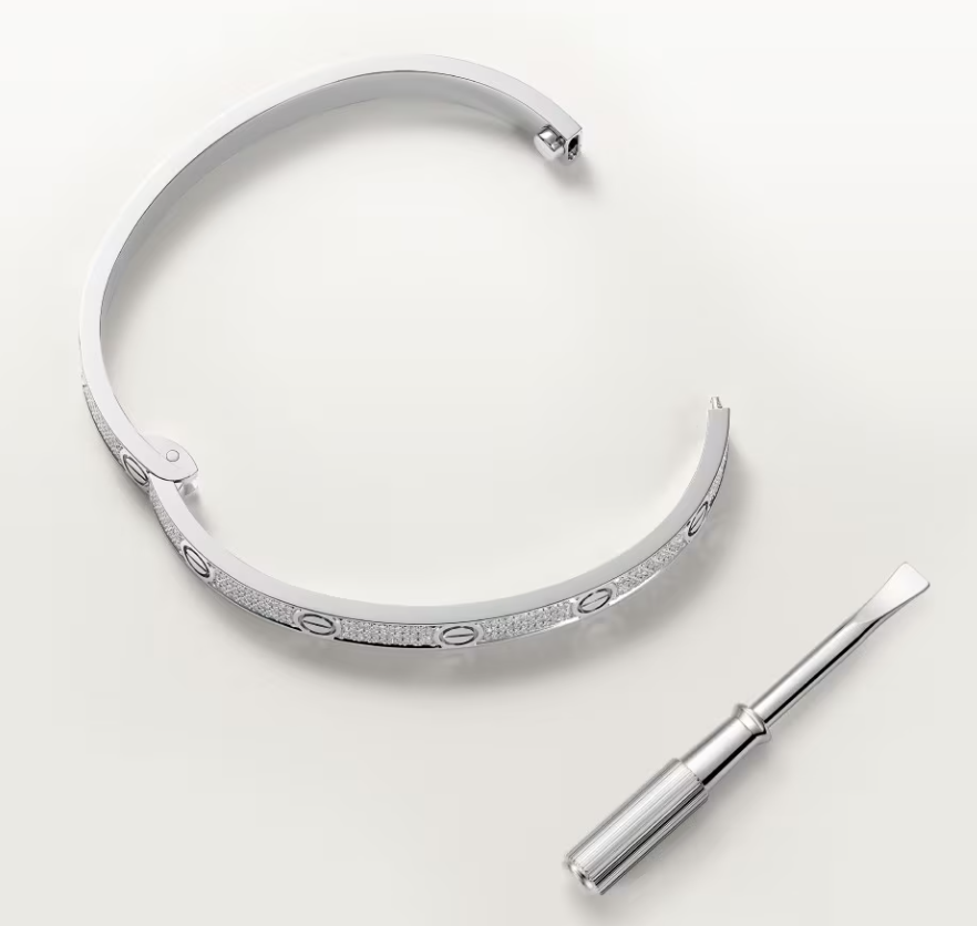 [Stellar Jewelry]NEW-LOVE-4.8MM-Width Diamond-Studded Bracelet