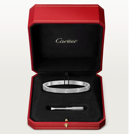 [Stellar Jewelry]NEW-LOVE-4.8MM-Width Diamond-Studded Bracelet