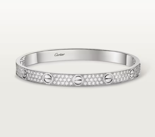 [Stellar Jewelry]NEW-LOVE-6.1MM-Width Diamond-Studded Bracelet