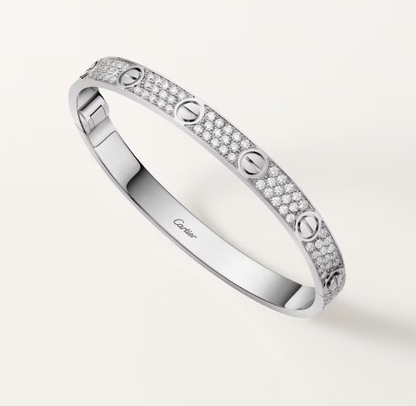 [Stellar Jewelry]NEW-LOVE-6.1MM-Width Diamond-Studded Bracelet