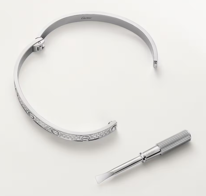 [Stellar Jewelry]NEW-LOVE-6.1MM-Width Diamond-Studded Bracelet