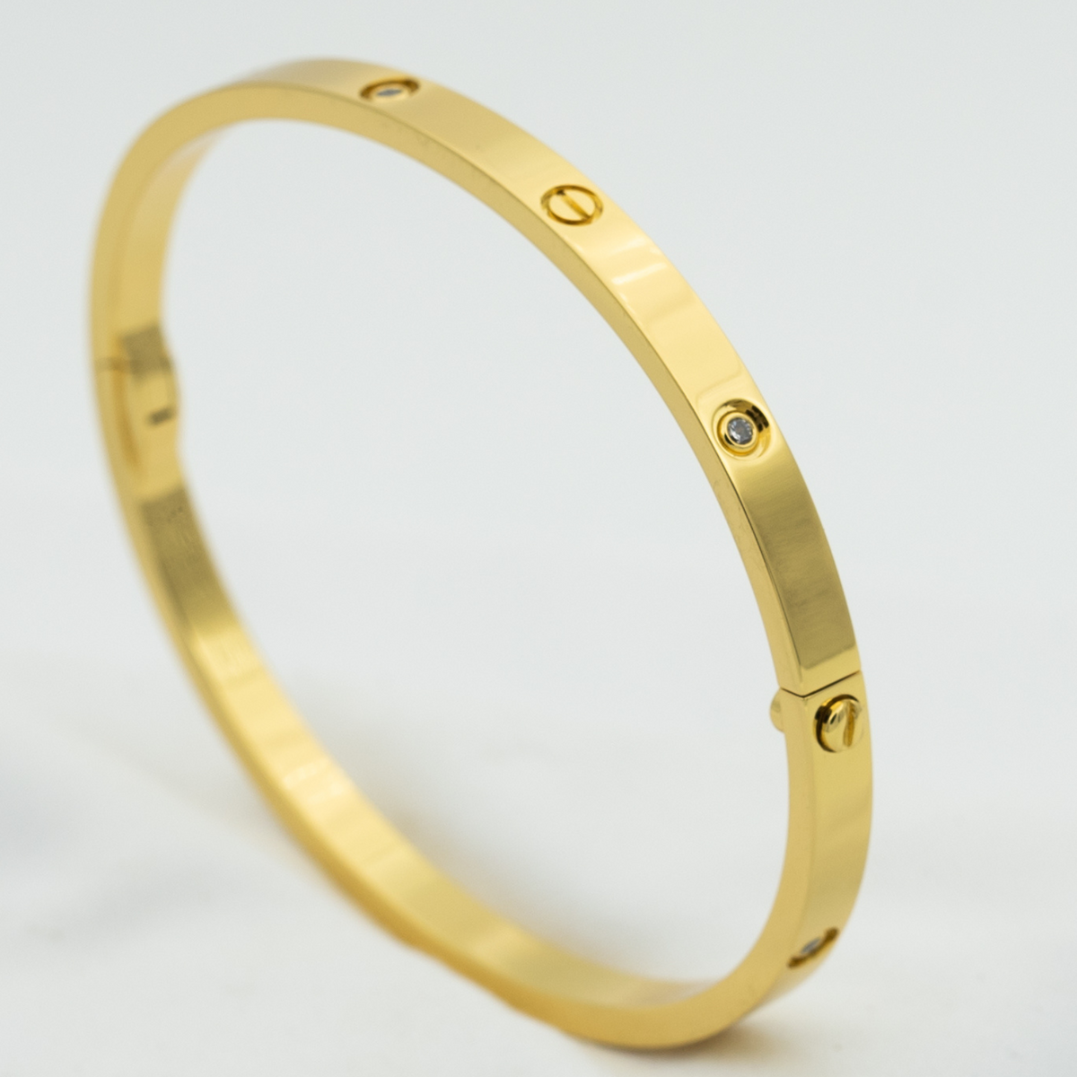 [Stellar Jewelry]LOVE BRACELET 3.65MM 6 DIAMONDS