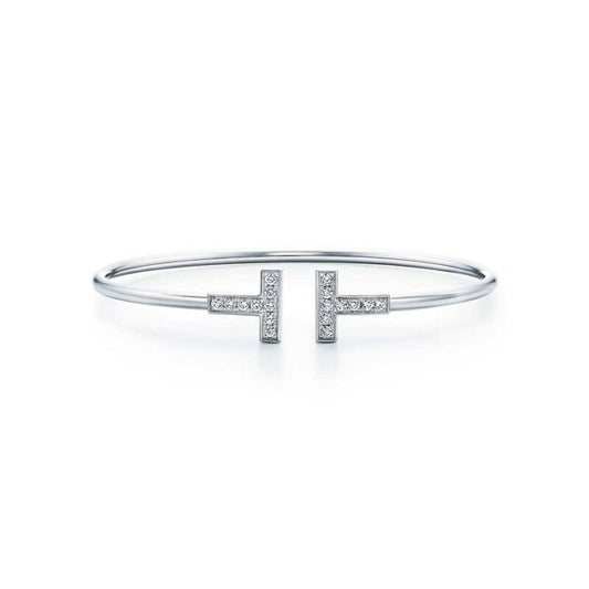 [Stellar jewels]T BRACELET 1.8MM DIAMOND SILVER