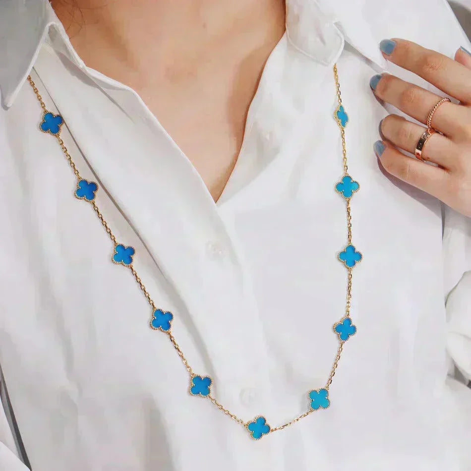 [Stellar Jewelry]CLOVER 20 MOTIFS TURQUOISE GOLD