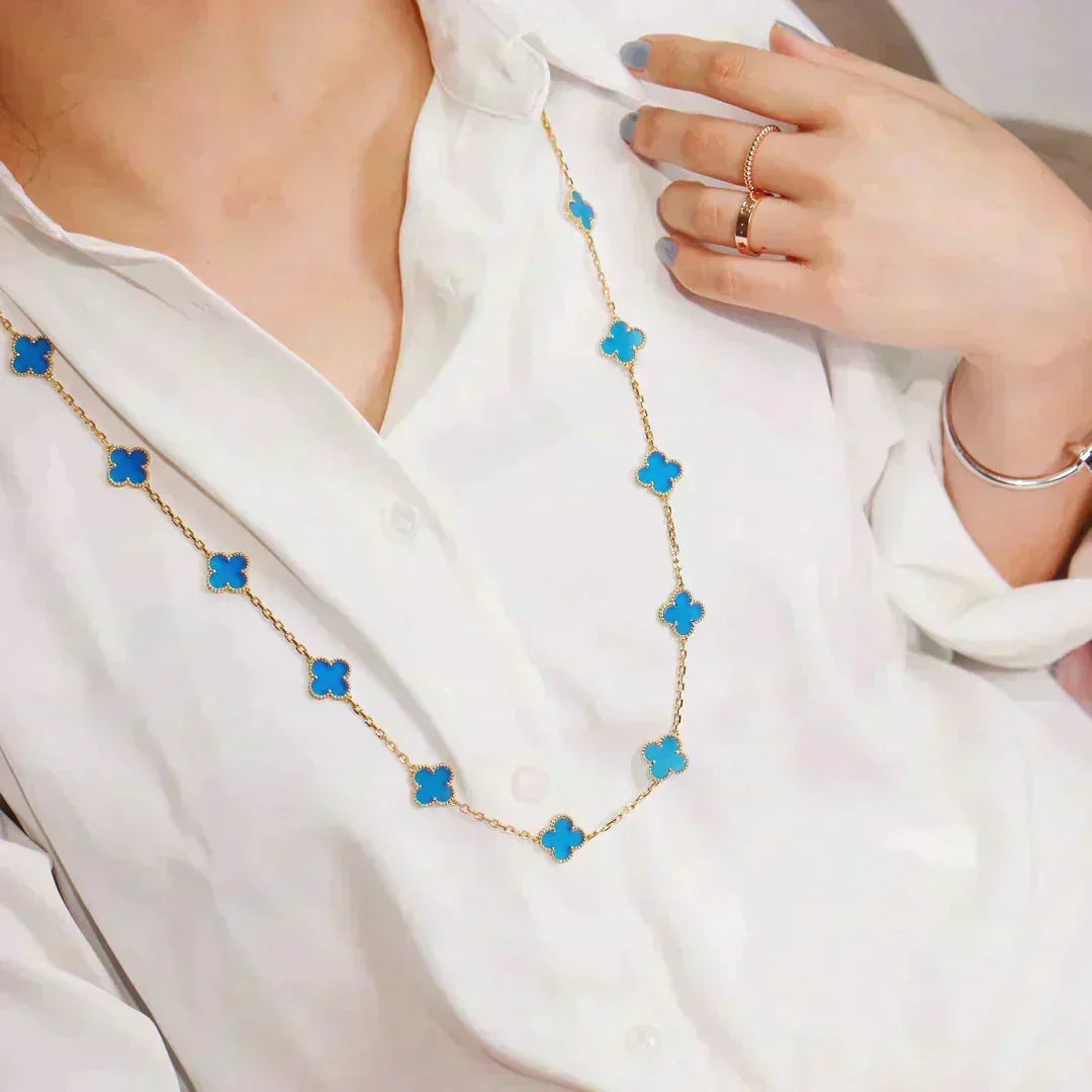 [Stellar Jewelry]CLOVER 20 MOTIFS TURQUOISE GOLD