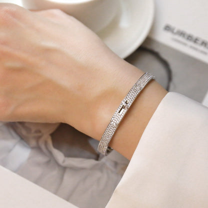 [Stellar Jewelry]KELLY BRACELET DIAMOND PAVED