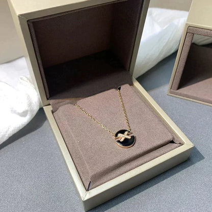 [Stellar Jewelry]JEUX DE ROSE GOLD DIAMOND NECKLACE