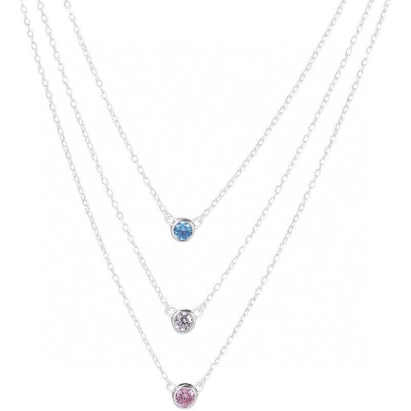 [Stellar jewels]ELSA PERETTI SERIES SINGLE DIAMOND SIMPLE NECKLACE