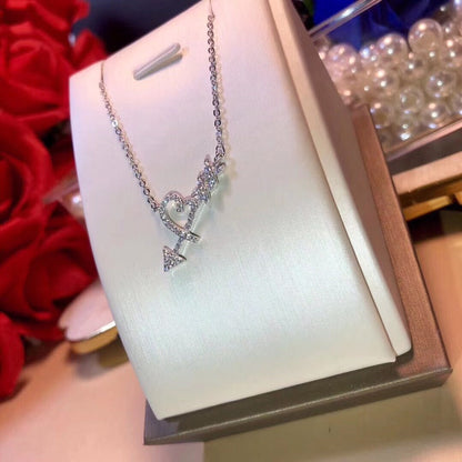 [Stellar jewels]COLGANTE HEART & ARROW NECKLACE