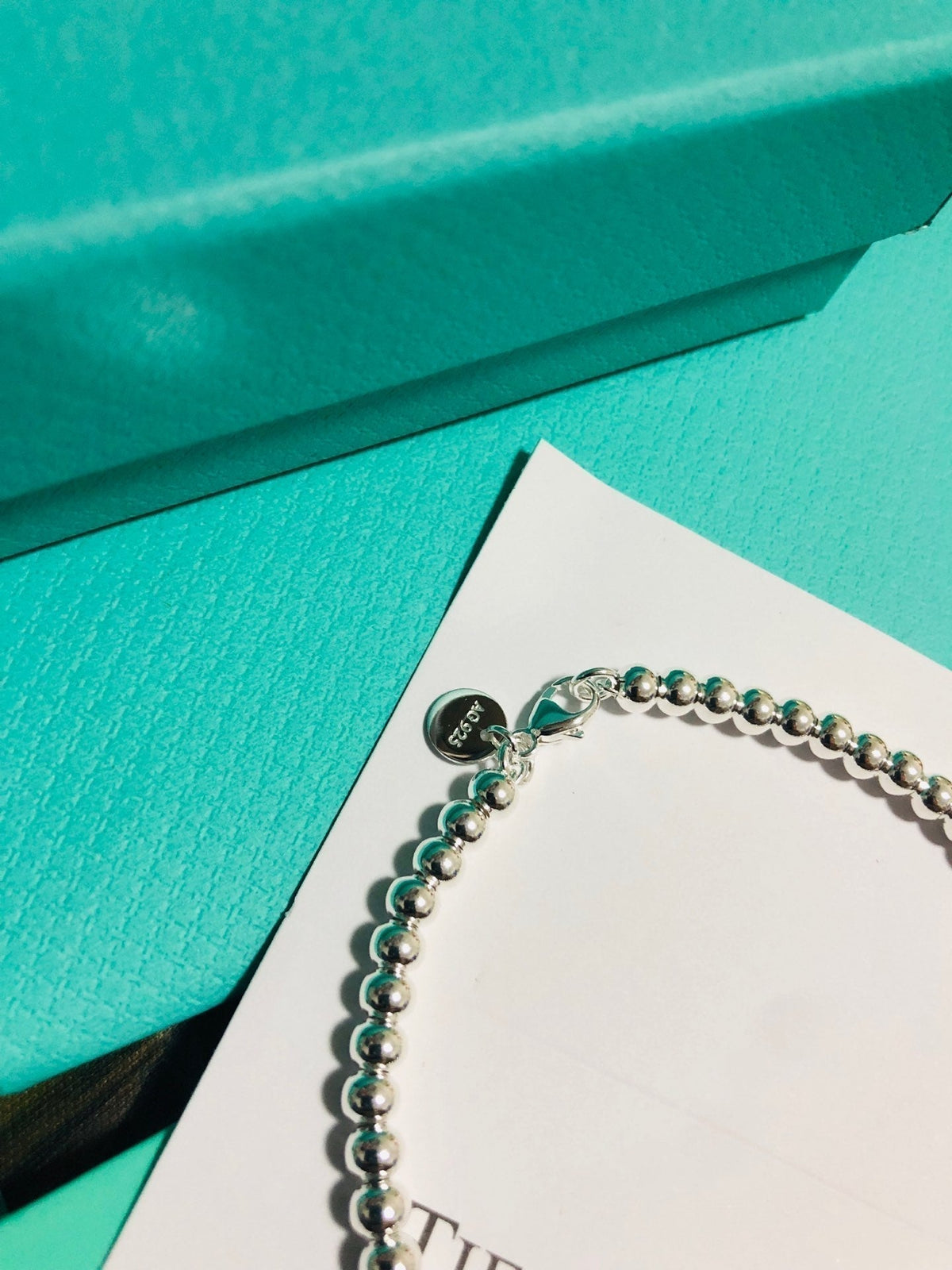 [Stellar jewels]LOVE TIFFANY RED HEART TAG BEAD BRACELET