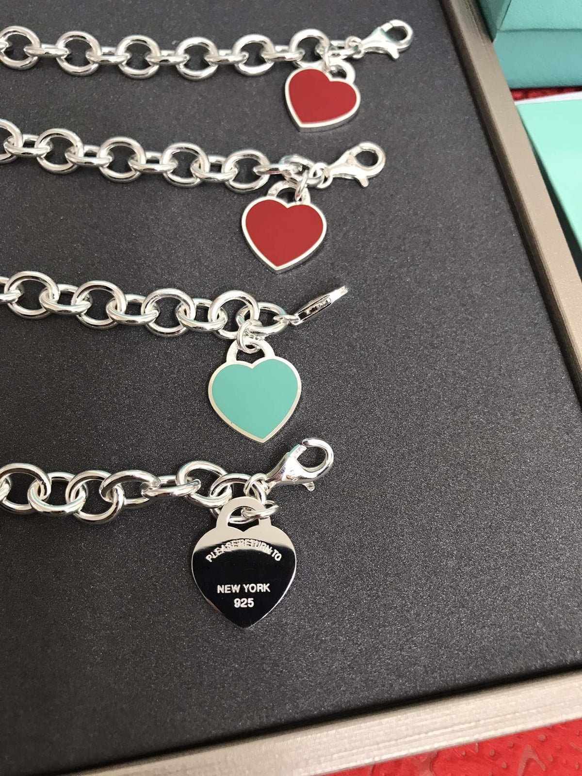 [Stellar jewels]HEART TAG BRACELET SILVER MEDIUM