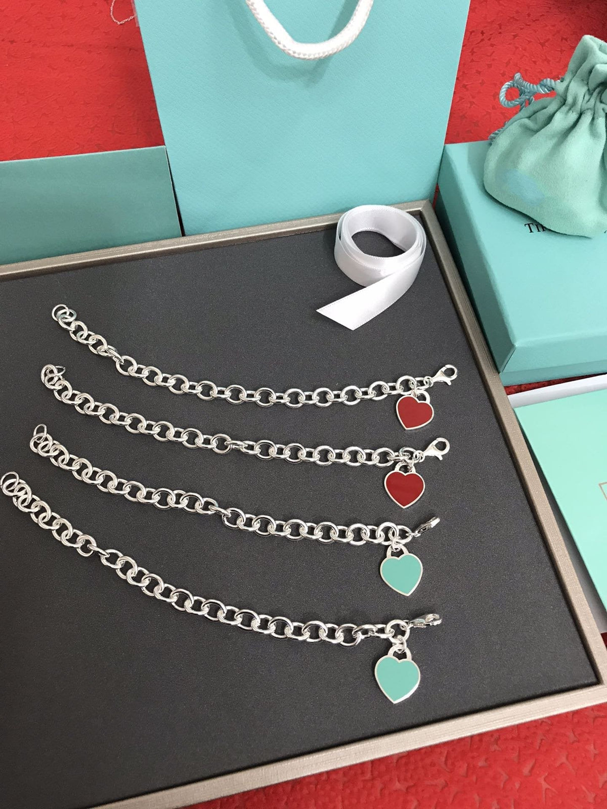 [Stellar jewels]HEART TAG BRACELET SILVER MEDIUM