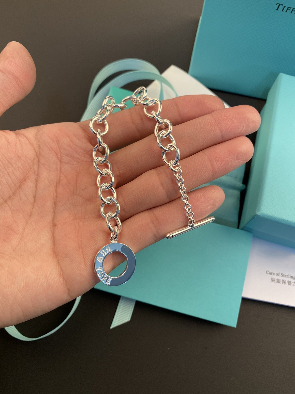 [Stellar jewels]TOGGLE TAG BRACELET SILVER