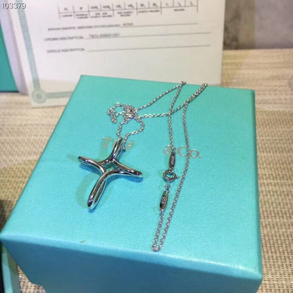 [Stellar jewels]CROSS NECKLACE STERLING SILVER MATERIAL