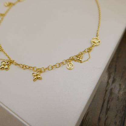 [Stellar Jewelry]BLOOMING SUPPLE NECKLACE BRASS