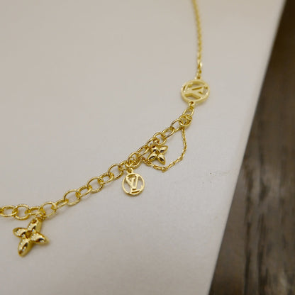[Stellar Jewelry]BLOOMING SUPPLE NECKLACE BRASS