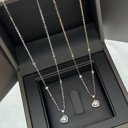 [Stellar Jewelry]JOY HEART DIAMOND NECKLACE