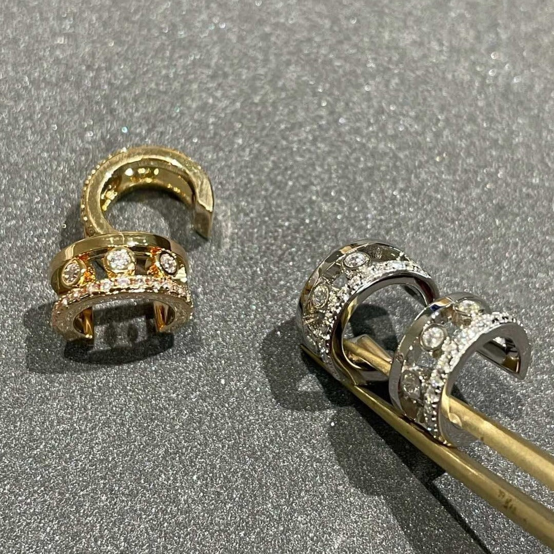 [Stellar Jewelry]MOVE ROMANE EARRINGS DIAMOND