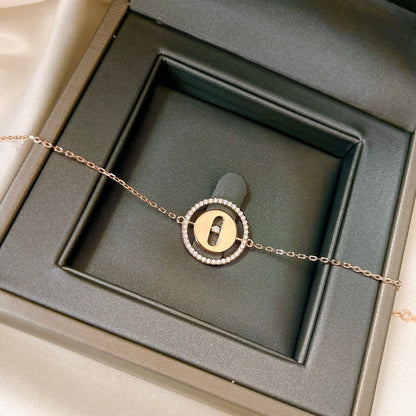 [Stellar Jewelry]LUCKY MOVE PAVED DIAMOND BRACELET