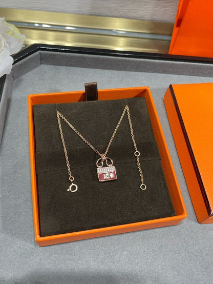 [Stellar Jewelry]H CIRCE MOISSANITE PENDANT NECKLACE GOLD