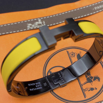 [Stellar Jewelry]CLIC HM SO BLACK YELLOW BRACELET