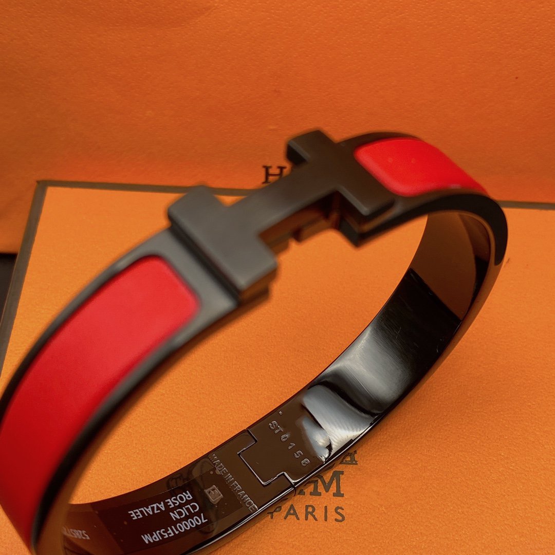 [Stellar Jewelry]CLIC HM SO BLACK RED BRACELET