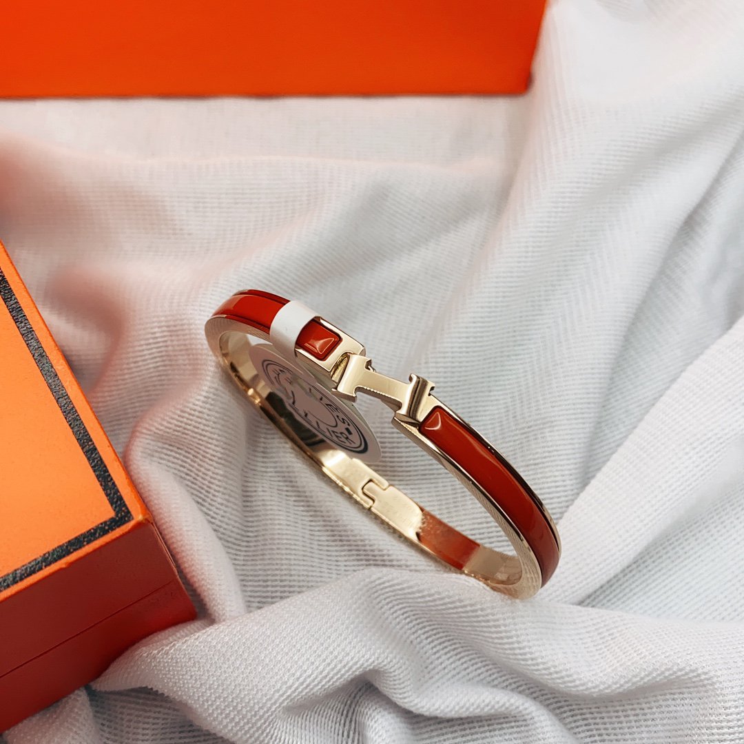 [Stellar Jewelry]CLASSIC HM CLIC RED 8MM ENAMEL BRACELET