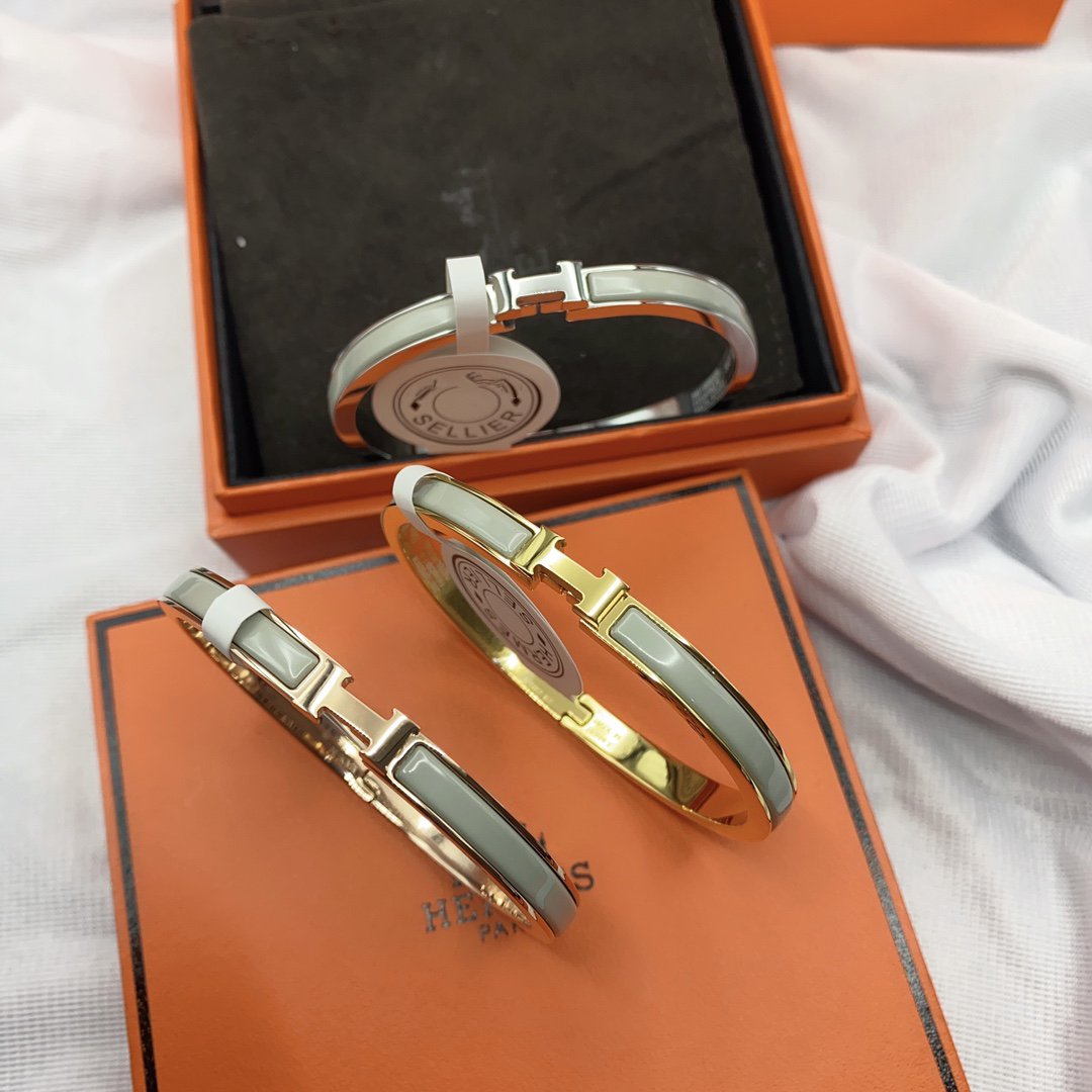 [Stellar Jewelry]CLASSIC HM CLIC GREEN 8MM ENAMEL BRACELET