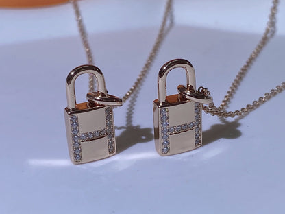 [Stellar Jewelry]HM ADVANCED NICHE LOCK HEAD NECKLACE DIAMONDS