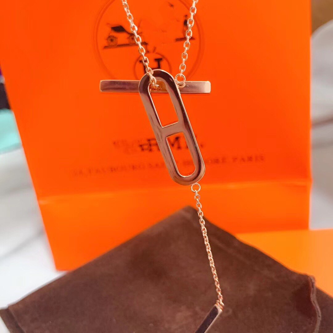 [Stellar Jewelry]HM NECKLACE PLATINUM ROSE GOLD DIAMOND