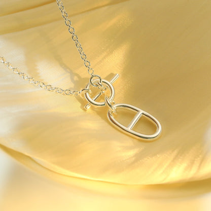 [Stellar Jewelry]HM CHAINE D'ANCRE PENDANT NECKLACE STERLING SILVER
