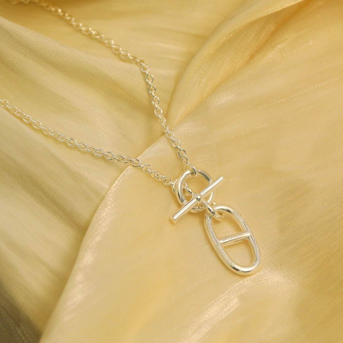 [Stellar Jewelry]HM CHAINE D'ANCRE PENDANT NECKLACE STERLING SILVER