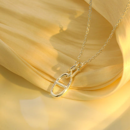 [Stellar Jewelry]HM CHAINE D'ANCRE PENDANT NECKLACE STERLING SILVER