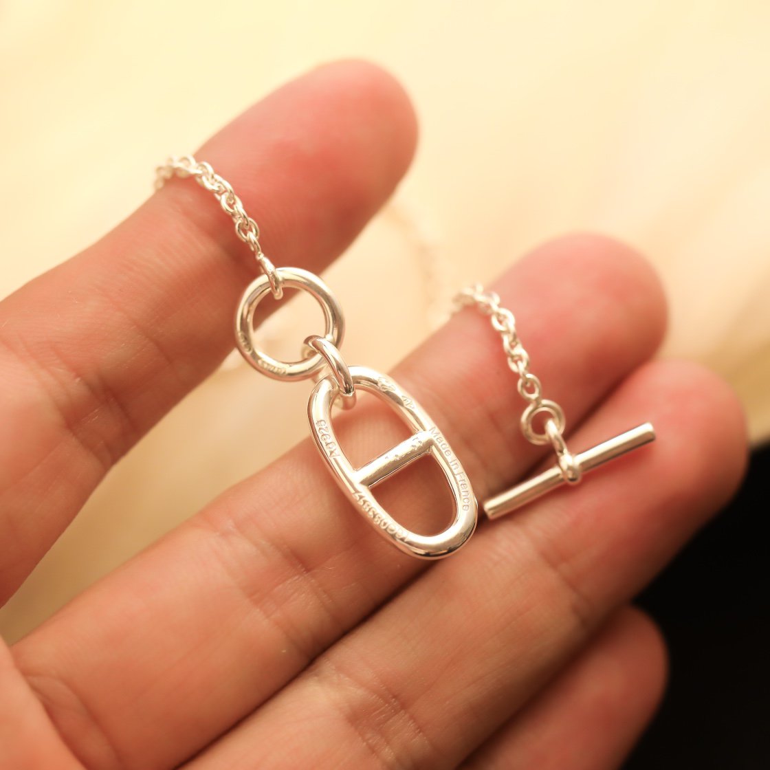 [Stellar Jewelry]HM CHAINE D'ANCRE PENDANT NECKLACE STERLING SILVER
