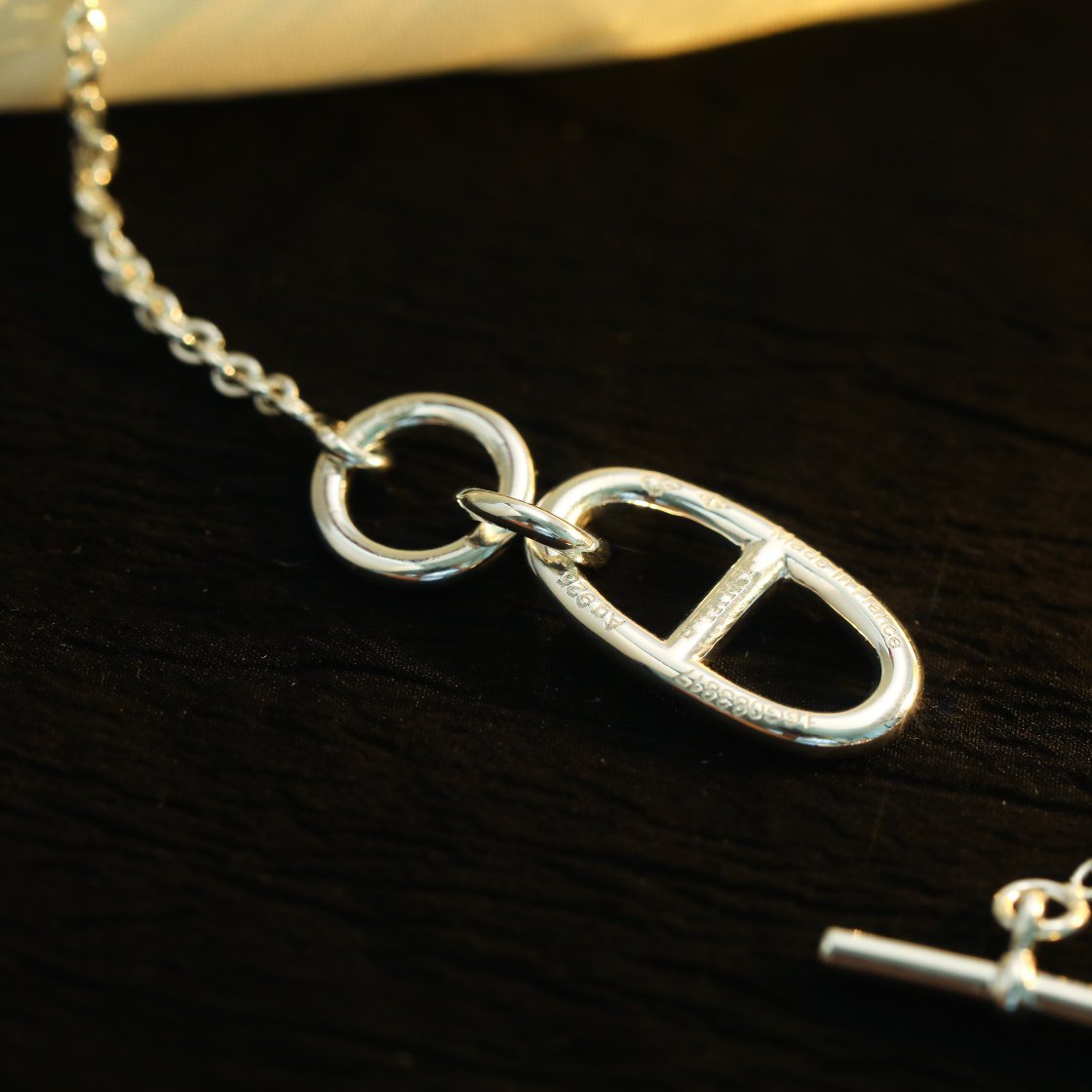 [Stellar Jewelry]HM CHAINE D'ANCRE PENDANT NECKLACE STERLING SILVER