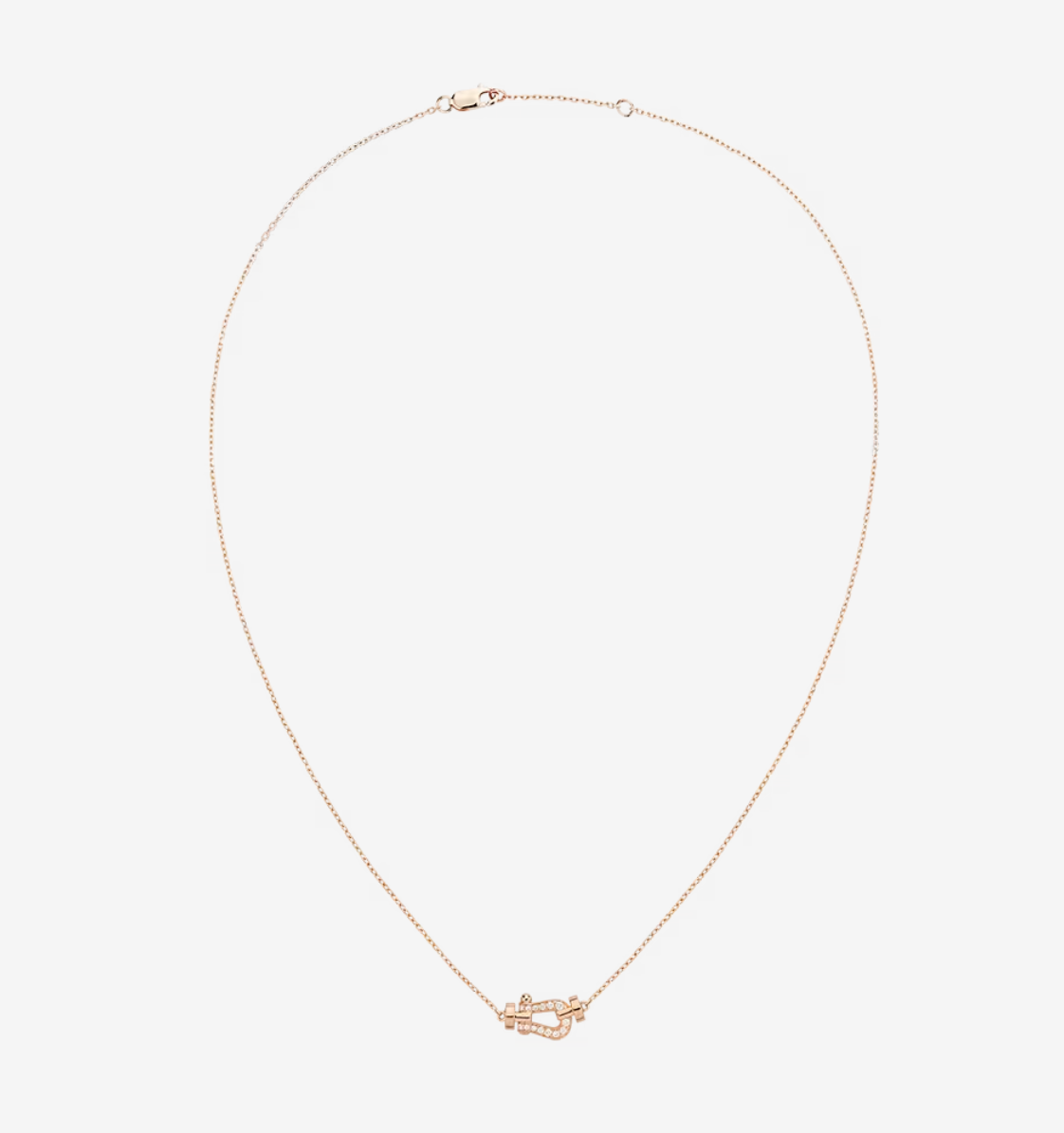 [Stellar Jewelry]FORCE 10 DIAMOND PINK GOLD NECKLACE MINI MODEL