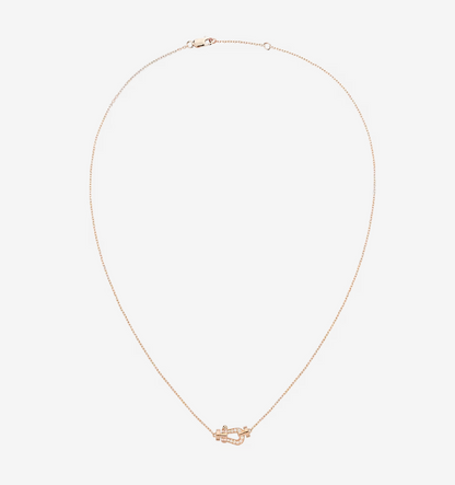 [Stellar Jewelry]FORCE 10 DIAMOND PINK GOLD NECKLACE MINI MODEL