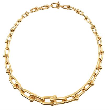 [Stellar jewels]HARDWEAR PINK GOLD CHOKER