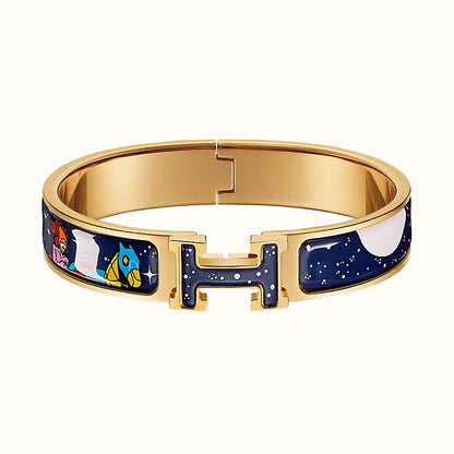 [Stellar Jewelry]H STAR AND MOON BRACELET 12MM