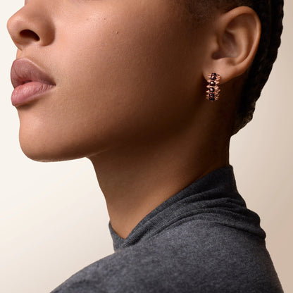[Stellar Jewelry]CLASH 7.9MM AGATE CHALCEDONY EARRINGS