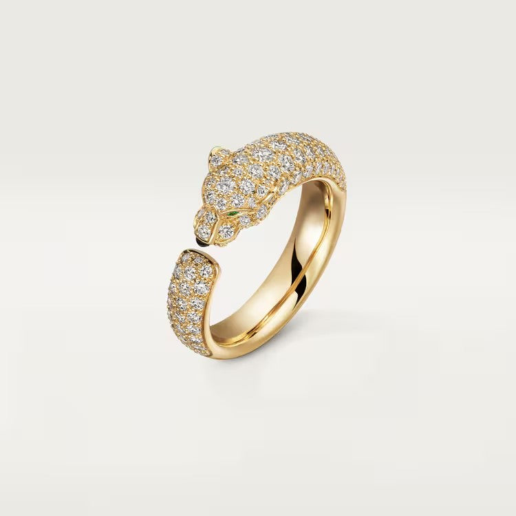 [Stellar Jewelry]PANTHERE FULL DIAMOND SMALL RING