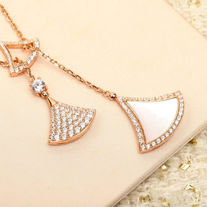 [Stellar Jewelry]BVLGARI Divas’ Dream Multi-Fan Tassel Necklace