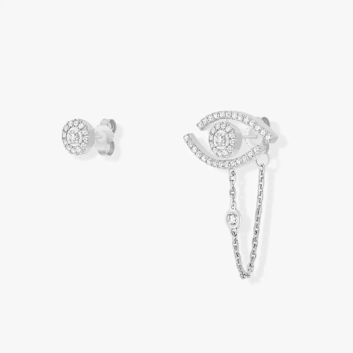 [Stellar Jewelry]Lucky Eye Diamond Earrings