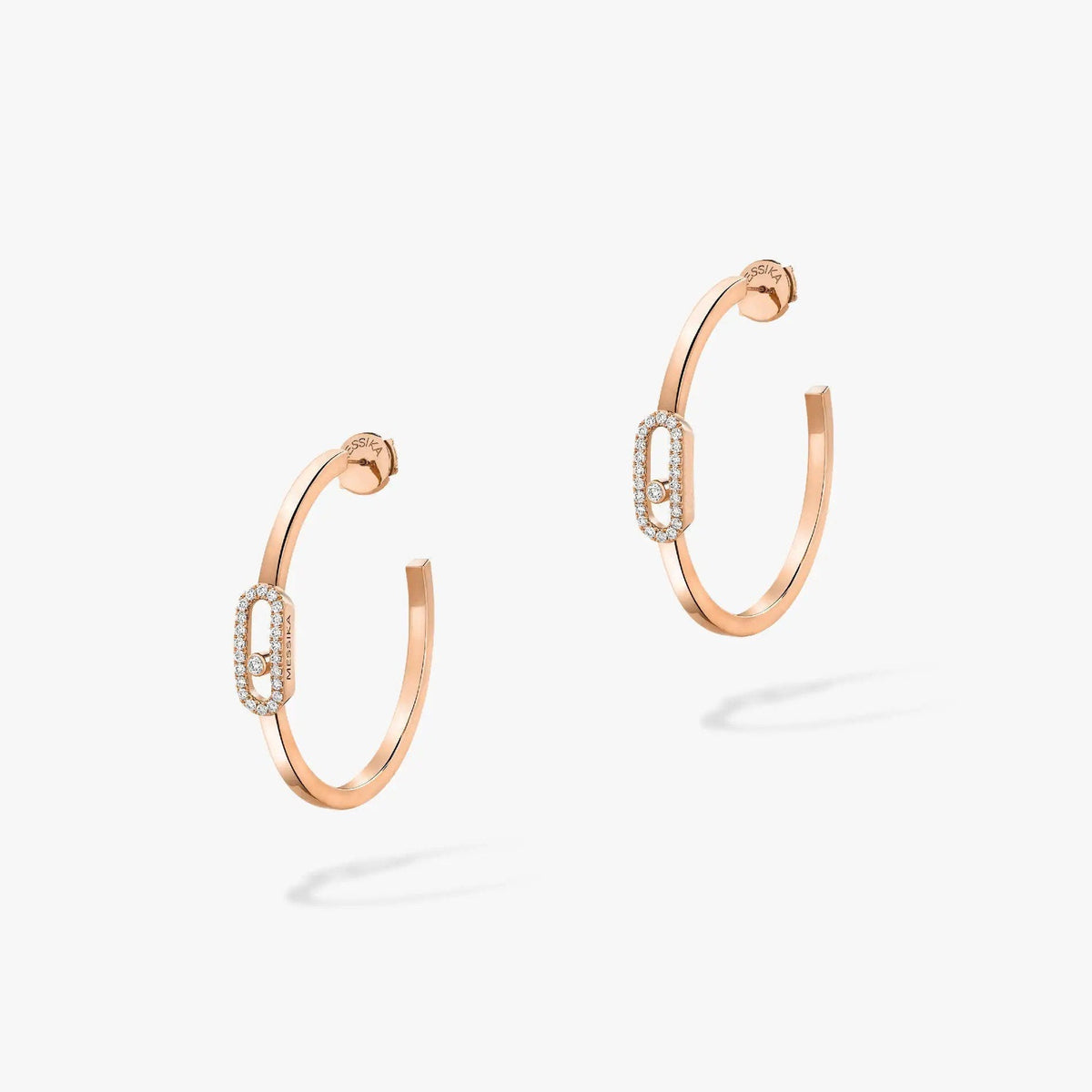 [Stellar Jewelry]CREOLES MOVE UNO PM DIAMOND EARRINGS
