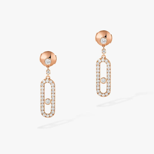 [Stellar Jewelry]DORMEUSES MOVE UNO DIAMOND EARRINGS